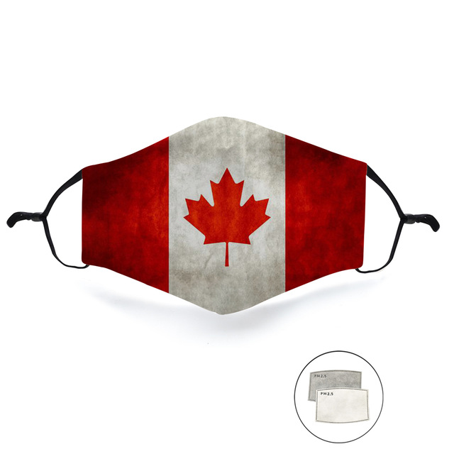 Masque imprimé Canada