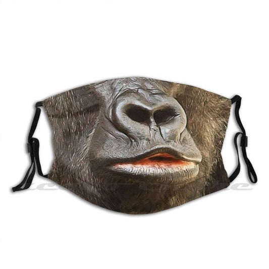 Masque imprimé Gorille
