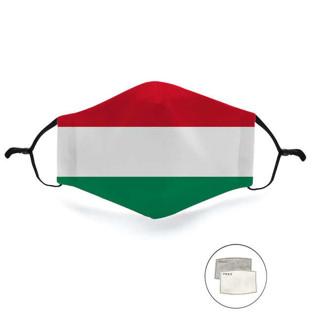 Masque imprimé Hongrie
