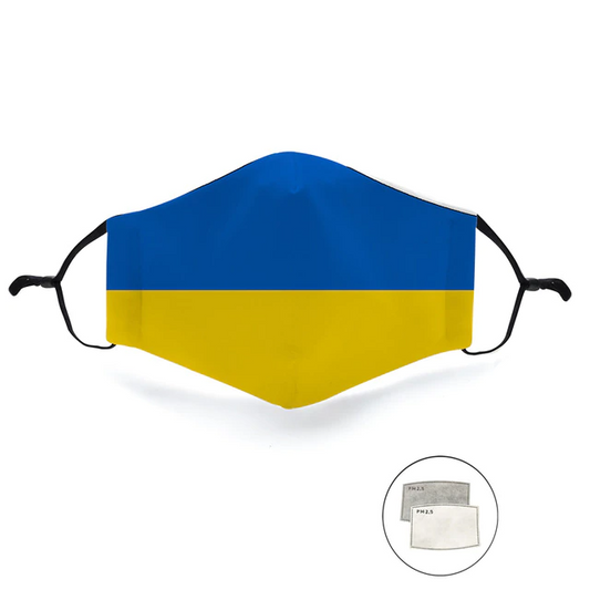 Masque imprimé Ukraine