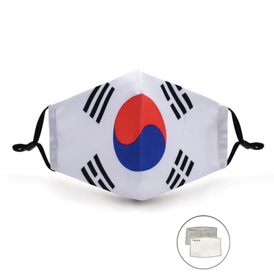 Masque imprimé Corée du Sud