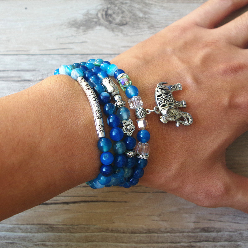 Bracelet motif elephant