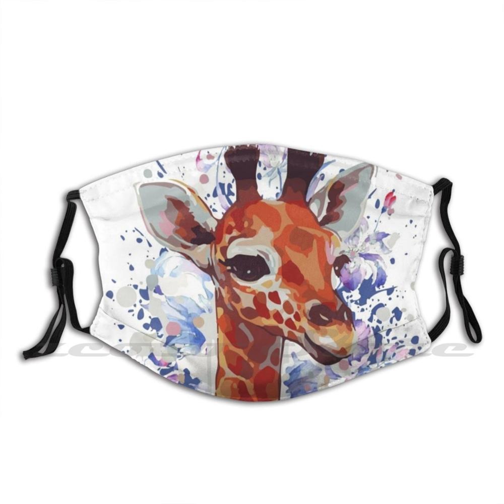 Masque de protection imprimé Girafe
