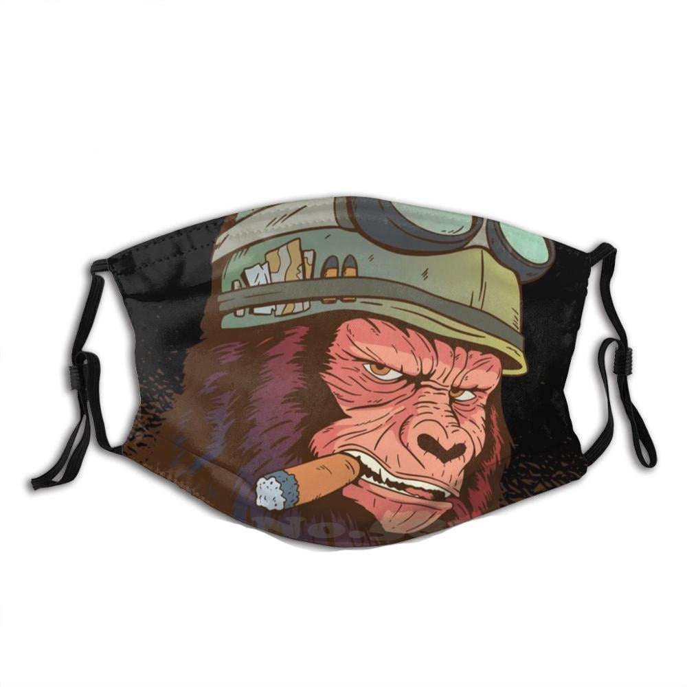 Masque de protection imprimé Gorille