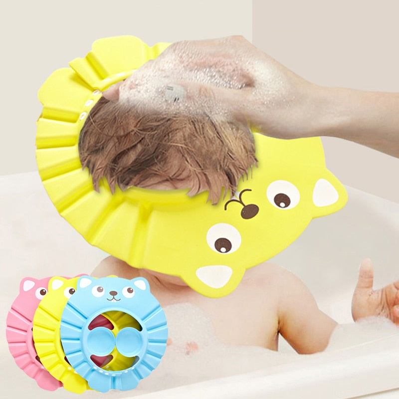 Visière bébé bain