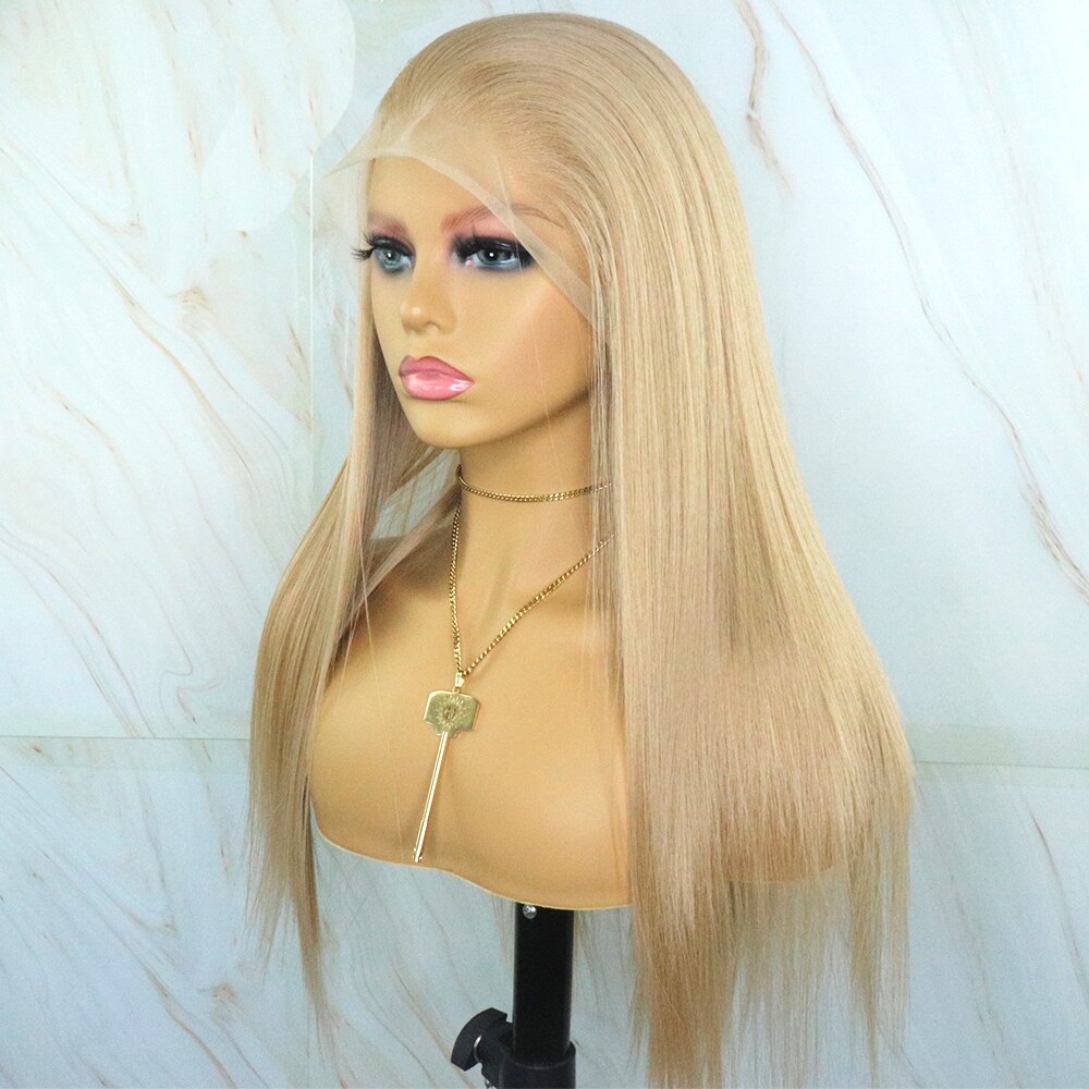 Perruque blonde lace front