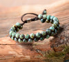 Manchette bracelet perle