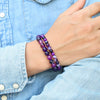Bracelet agate violette