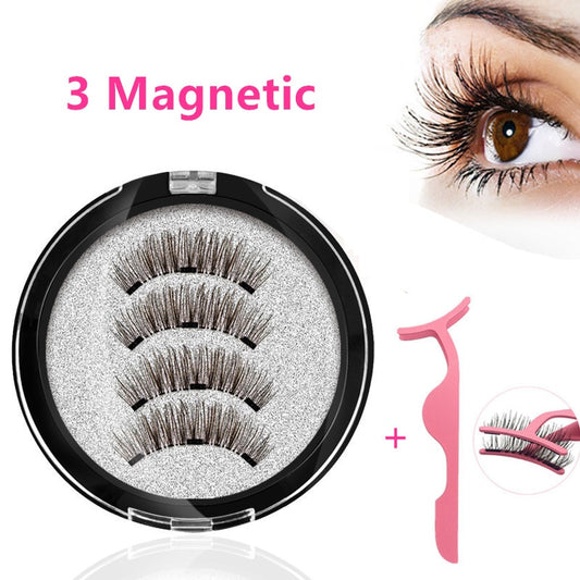 Faux cils magnetique avec eyeliner