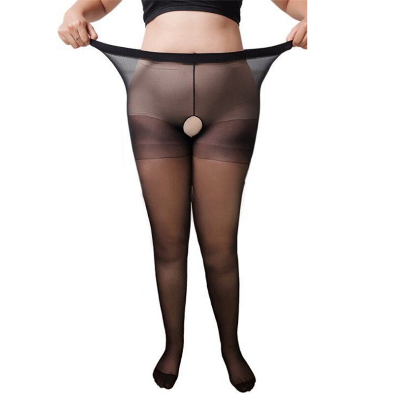 Collant ouvert grande taille