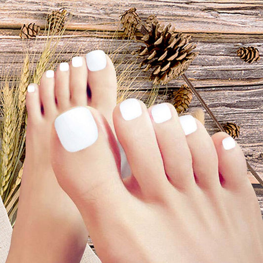 Faux ongles pieds à coller