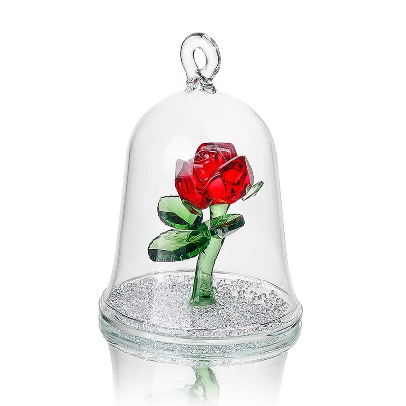Rose éternelle cristal
