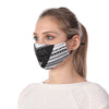 masque protection lavable noir et blanc