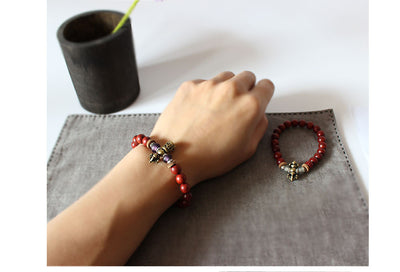 Bracelet tibétain bois