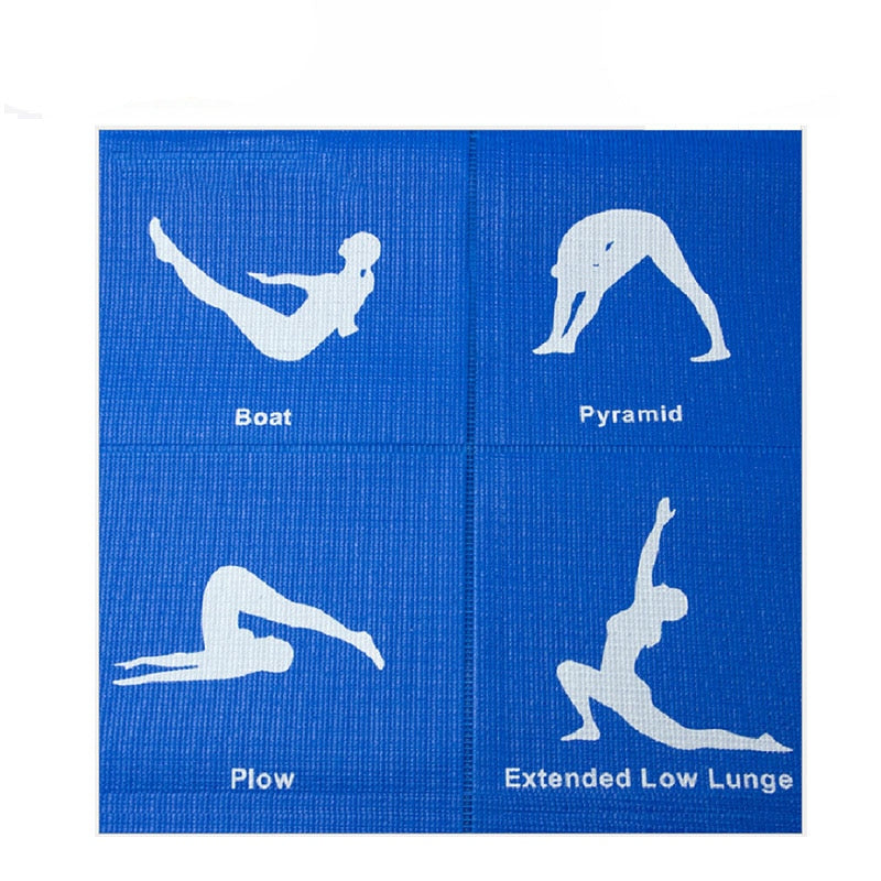 Tapis de yoga de voyage pliable