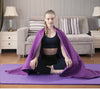 Serviette yoga antidérapante