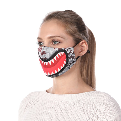 Masque imprimé requin