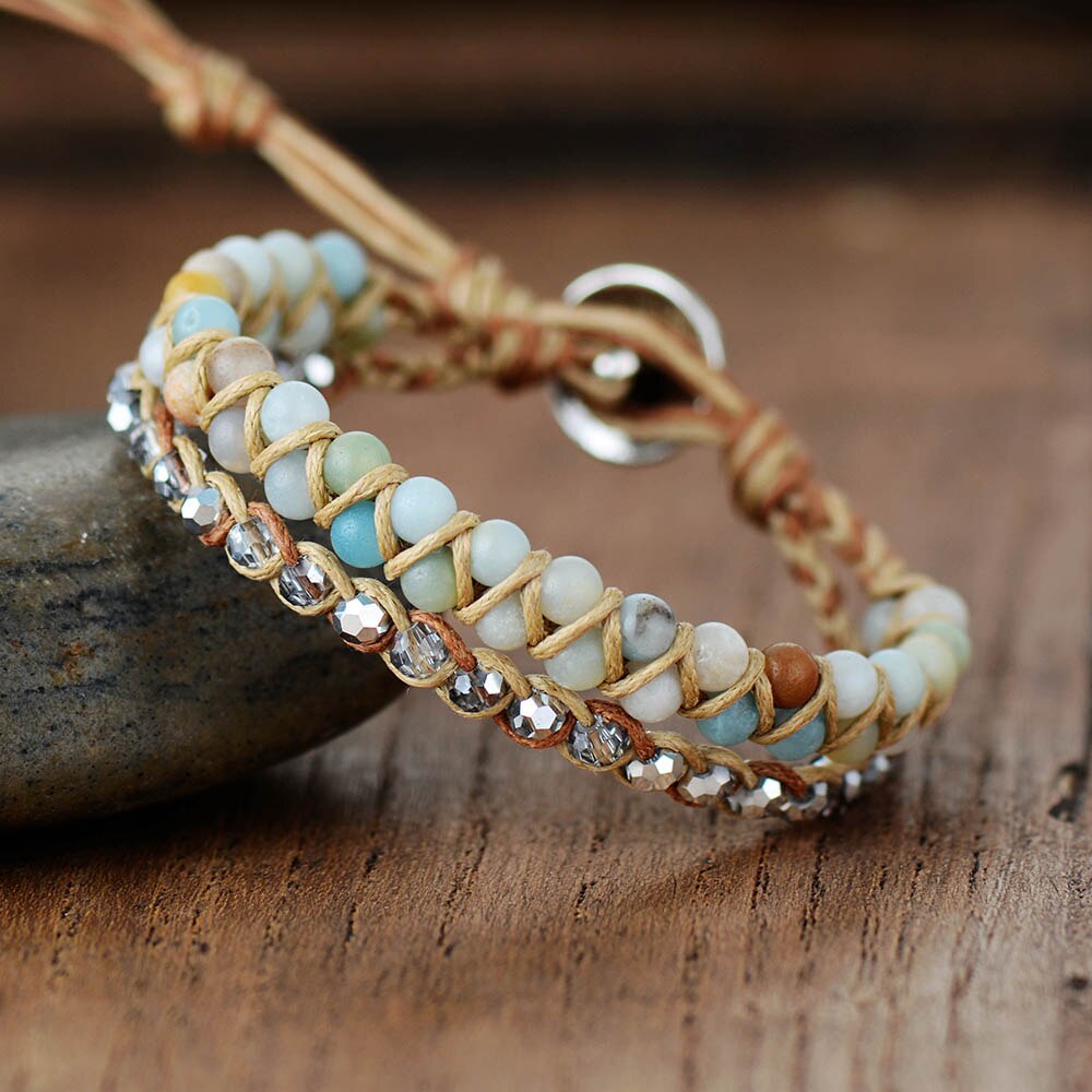 Bracelet en pierre amazonite