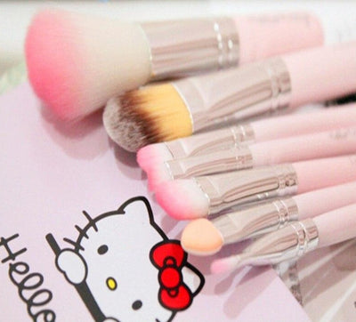 Mini kit de pinceaux maquillage Hello Kitty