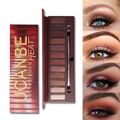 Palette maquillage yeux marrons