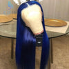 Perruque bleue femme
