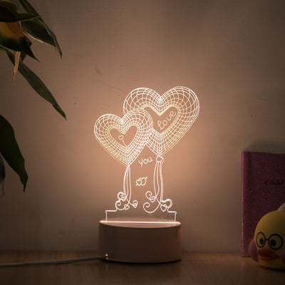 Lampe led 3D love