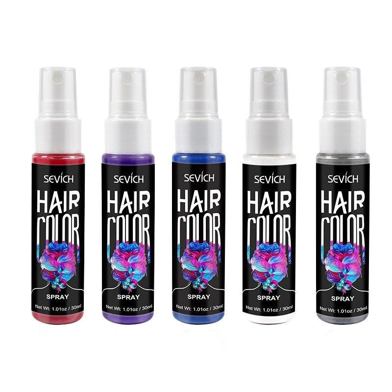 Spray colorant cheveux
