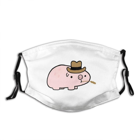 Masque de protection respiratoire cochon