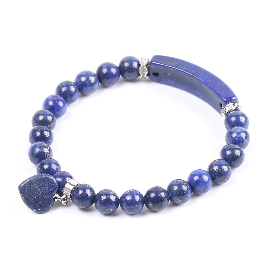 Lapis lazuli bracelet femme