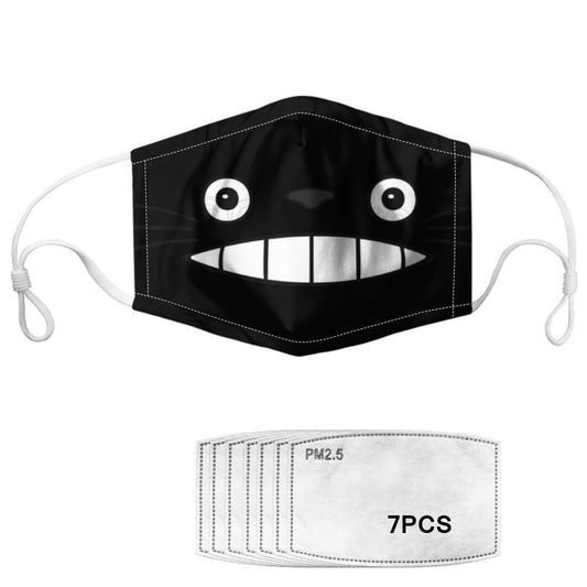 Masque imprimé Totoro