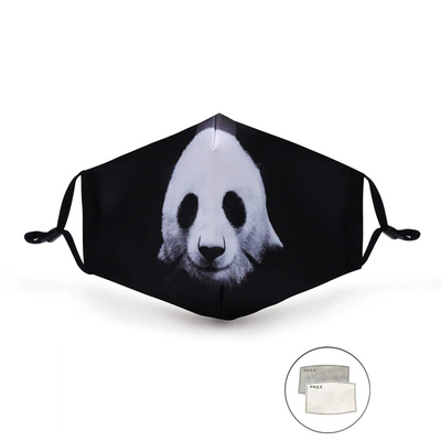 Masque imprimé panda