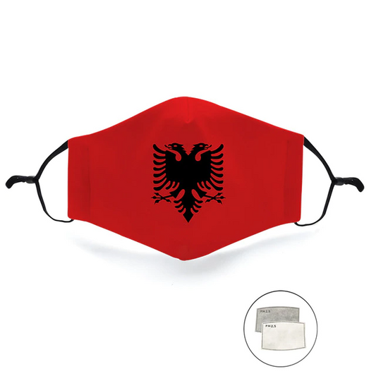 Masque imprimé Albanie