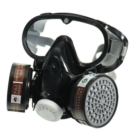 Masque de protection respiratoire avec lunette