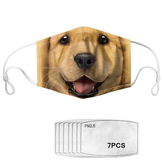 Masque de protection antivirus chien