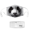 Masque en tissu imprimé panda