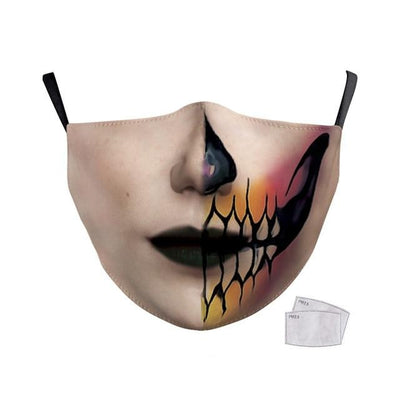 Masque imprimé double-face