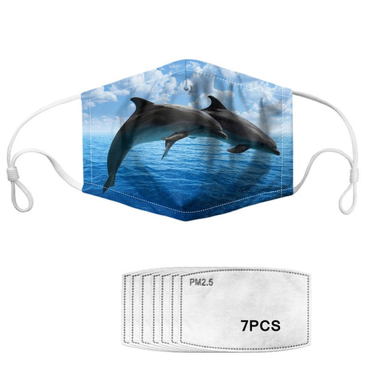 Masque protection respiratoire dauphin