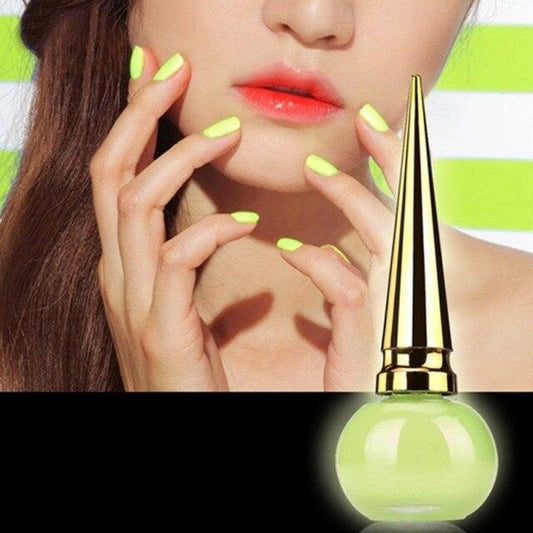 Vernis a ongles jaune fluo