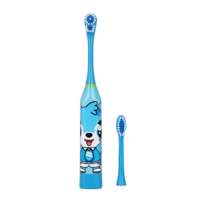 brosse à dents électrique garçon bleu