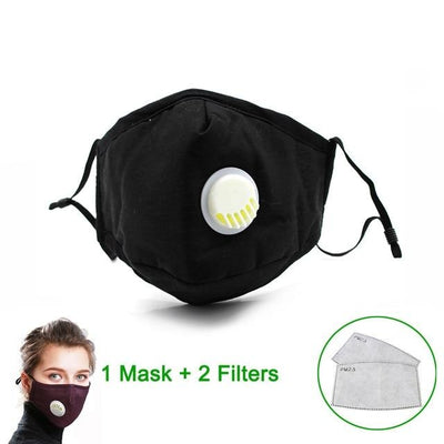 Masque de protection lavable noir