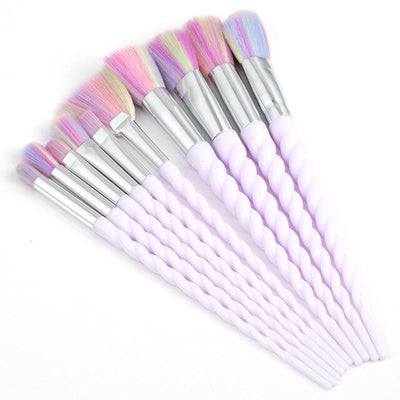 Kit pinceaux maquillage licorne