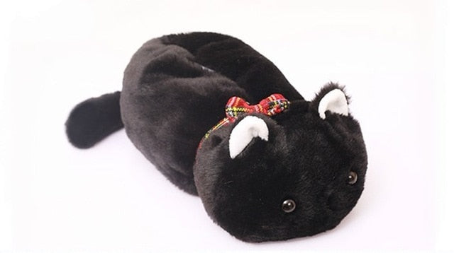 Distributeur de mouchoir chat noir
