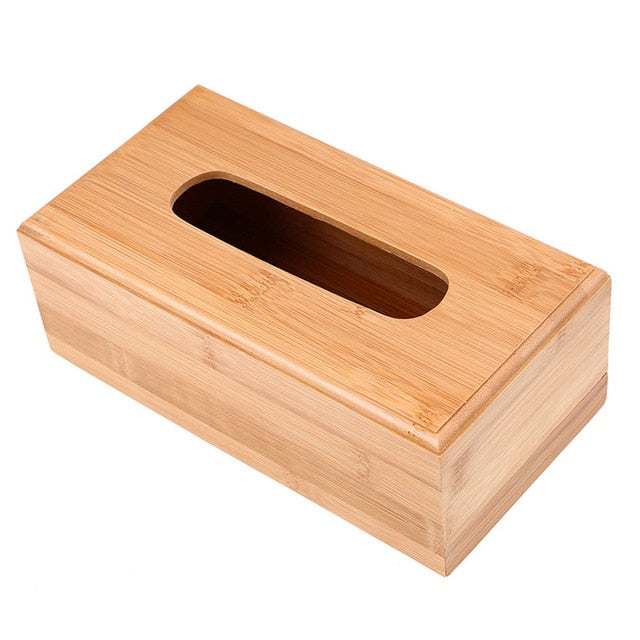 Boîte à mouchoir en bois large